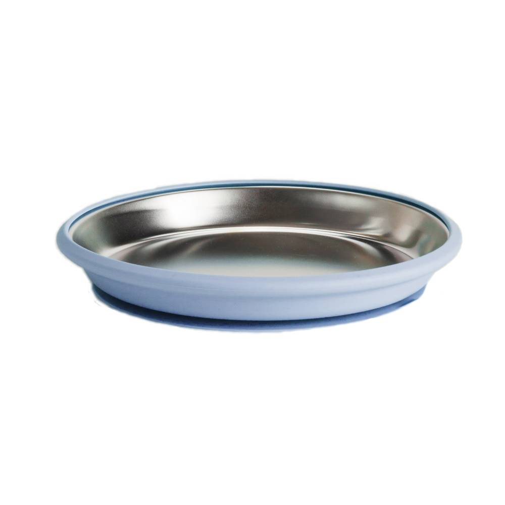 Nestling Stainless Flat Suction Plate 20cm