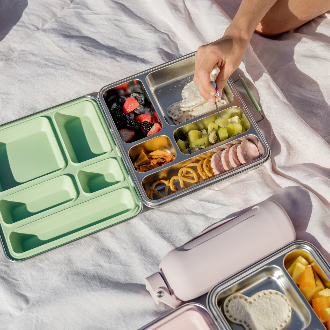 Stainless Steel Colours Bento