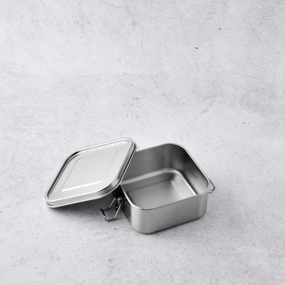 Stainless Steel Lunch Box- Small Square 740ml