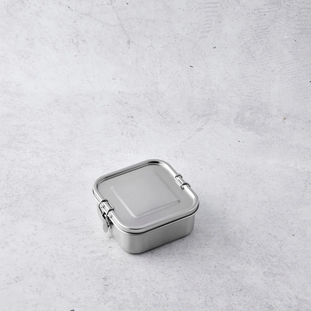 Stainless Steel Lunch Box- Small Square 740ml