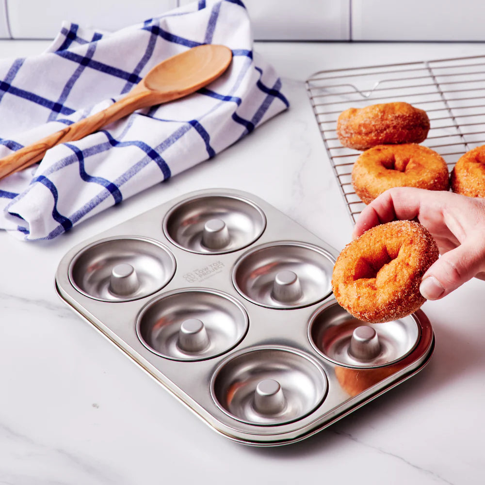 Stainless Steel 6 Donut Pan