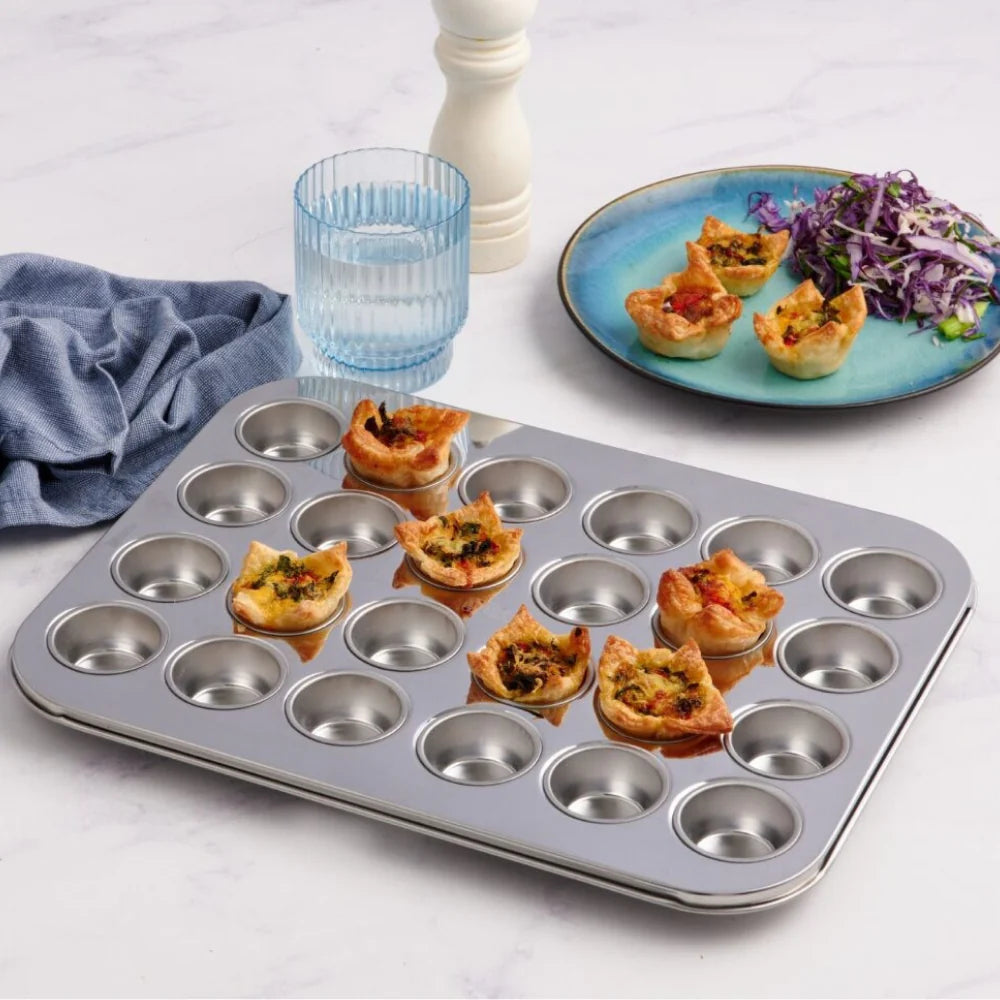 Stainless Steel Mini Muffin Pan 24 Cup