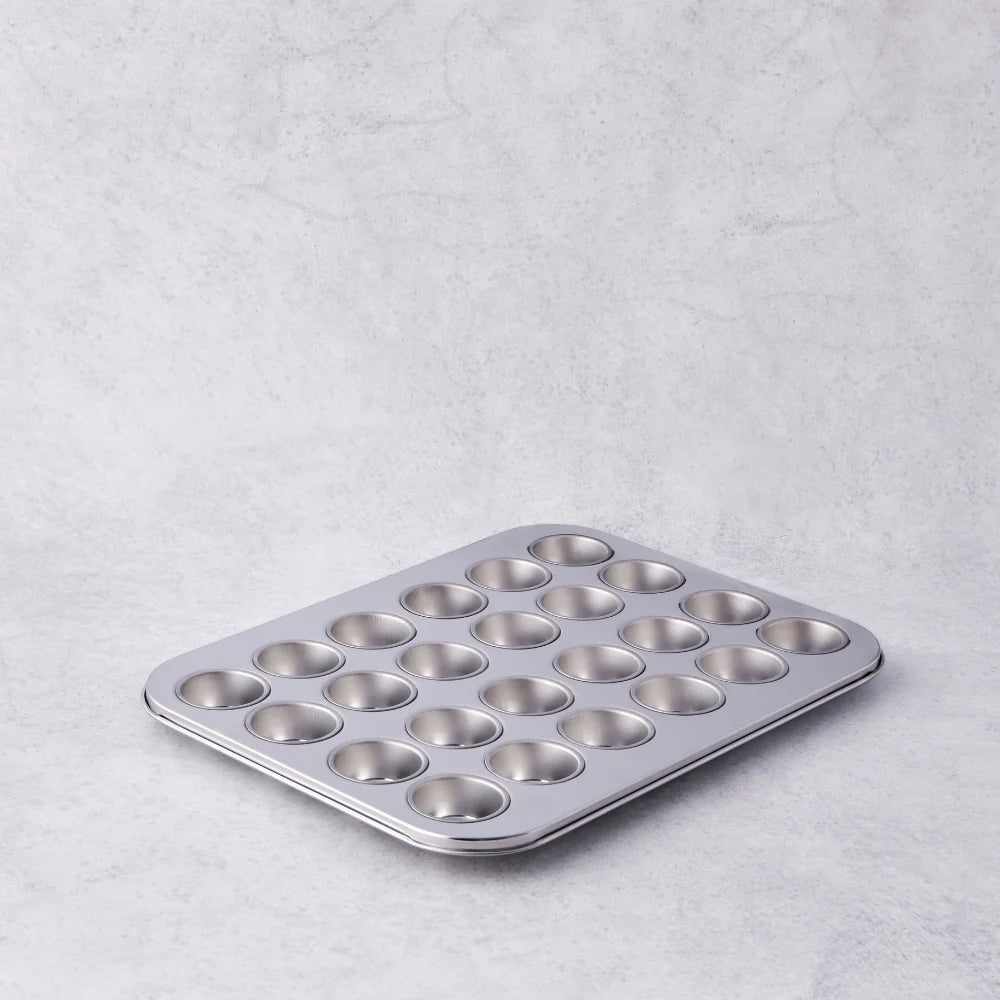 Stainless Steel Mini Muffin Pan 24 Cup